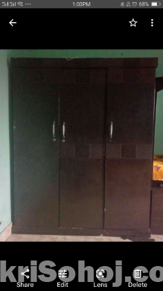 তিন পার্টের মালেশিয়ান কাঠের আলমারি